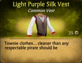 Light Purple Silk Vest