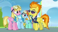 Spitfire telling pink pegasus to go first S3E7