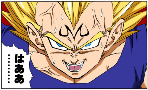 majin vegeta saiyan pride