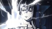 Hitomi using his abilities in anime