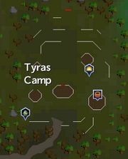 Tyras Camp map