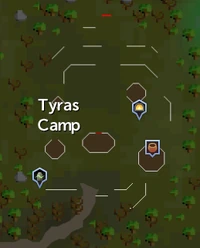 Tyras Camp map