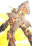 RX-0 Unicorn Gundam Armed Armor DE 