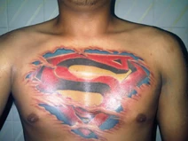 Superman Tatto Done