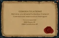Banshee Champion reward