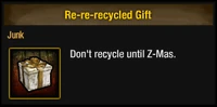 Re-re-recycled Gift