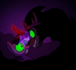 Twilight Sparkle infected by dark magic King Sombra by artist-mickeymonster