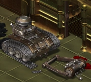 Tank Bot Destroyed