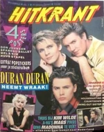 HITKRANT magazine `87-DURAN DURAN -NENA-Spandau BALLET-FLODDER-Annie LENNOX-A-HA-PET SHOP BOYS wikipedia