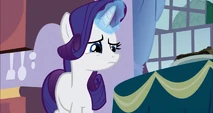 Rarity uses her magic S3E9