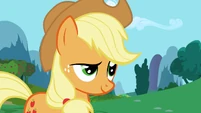 Applejack cocked eyebrow S1E4