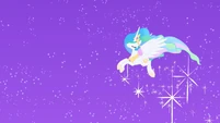 At the Gala Princess Celestia appears S01E26