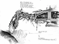 RuptureFarms concept meat saw