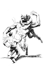Garou fist fighting