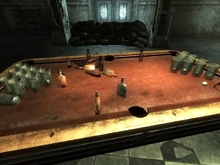 PF slaver barracks beer pong