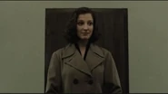 Traudl in Hitler's Wolf's Lair office