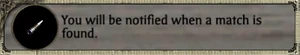 Match notification
