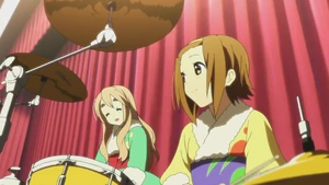Tsumugi and Ritsu