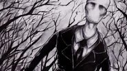 Drawing of slenderman