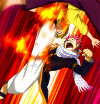 Natsu Ataca Sabertooth