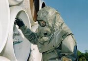 M40 Gas Mask With Toxicological Agent Protective (T.A.P.) Hood And Apron