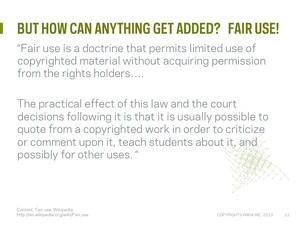 Copyright webinar Slide22