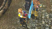 Tidus receiving Brotherhood