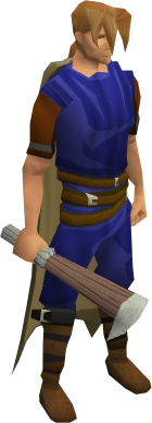 Pickaxe (class 1) equipped