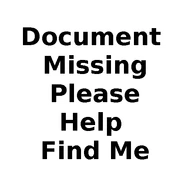 Document missing