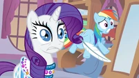 Rarity & Rainbow Dash uh oh S3E11