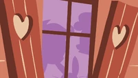 Silhouettes of Sweetie Belle, Scootaloo and Angel S3E11