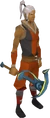 Gilded rune pickaxe equipped.png