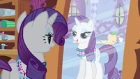 Rarity & Spike in reflection S3E11