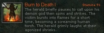 Burn to Death I