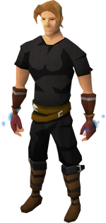 Spellcaster gloves equipped