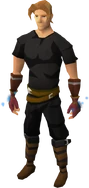 Spellcaster gloves equipped