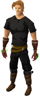 Swift gloves equipped