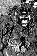 Toriko and Starjun auras clash