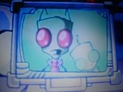 Zim and Gir in Nicktoons Android Invasion