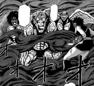 Bei, Zaiper and Dohsa arrive in front of Rin