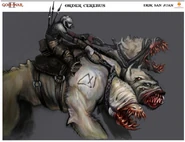 Cerberus mounted