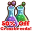 50 off crossbreeds hud