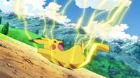 EP601 Pikachu usando contraescudo