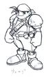 Wedge FFVII Sketch