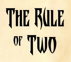 Rule of Two flyleaf