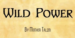 Wild Power flyleaf