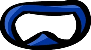 Old Blue Superhero Mask