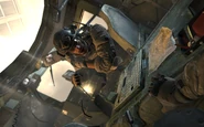 Frost and Sandman in wrecked Humvee Black Tuesday MW3
