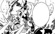 Lucy Defeating Uosuke