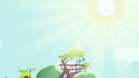 The sun over top Twilight's library S3E13